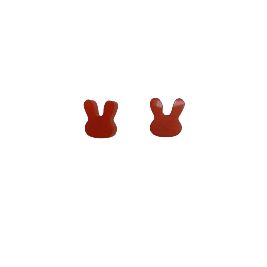 Glow in the dark rabbit studs