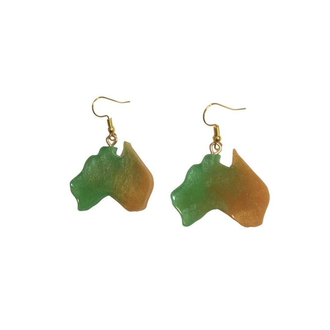 Australia Day Earrings