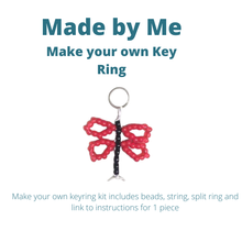 Load image into Gallery viewer, Made by Me - Dragonfly keyring
