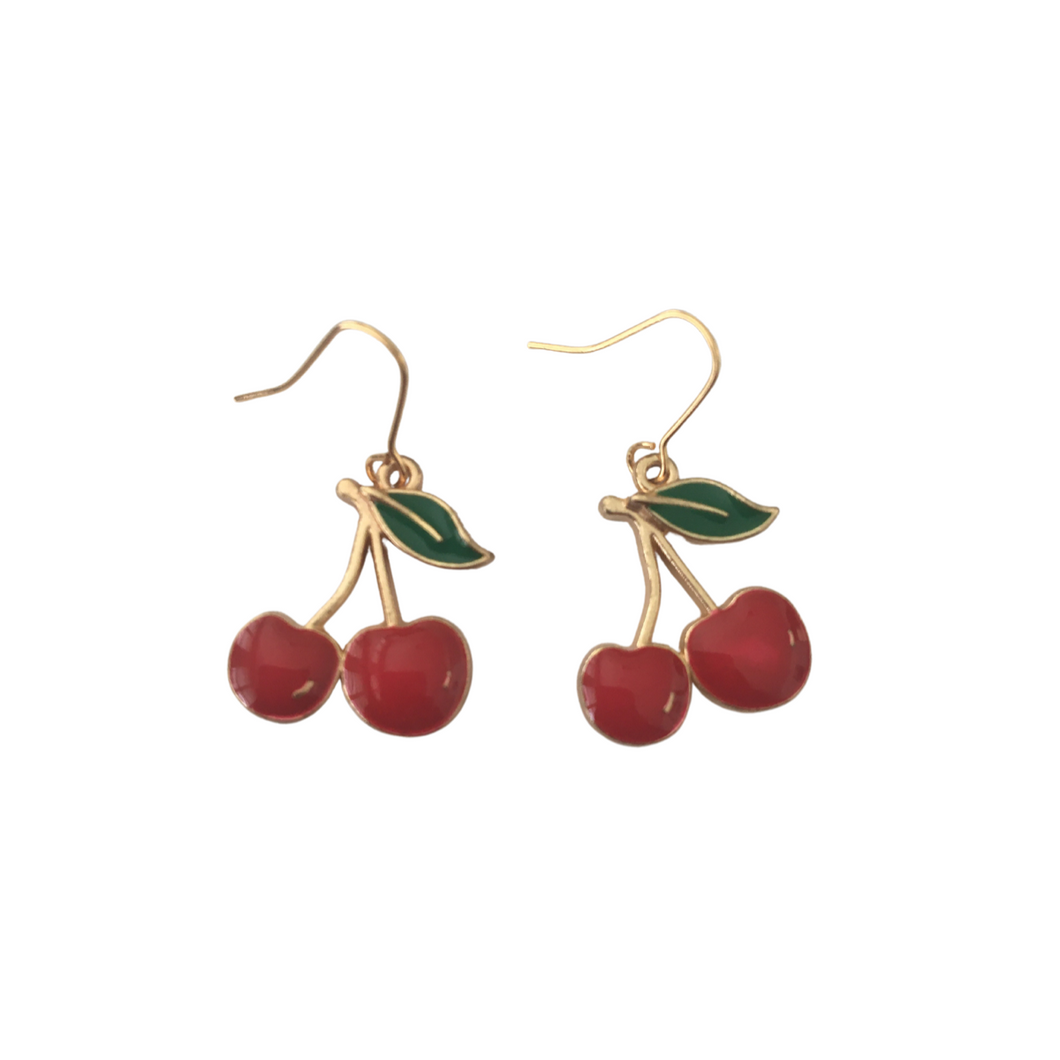 Cherry earrings