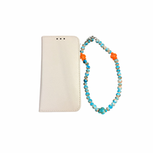 Load image into Gallery viewer, Blue and Orange Phone Charm
